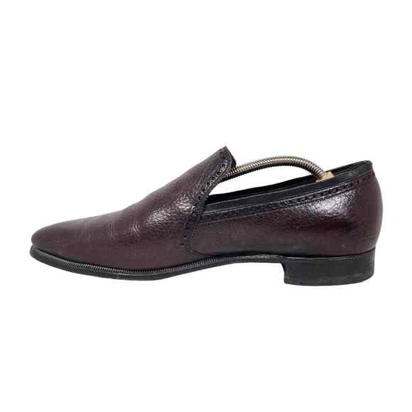 VINTAGE FREEMAN BOOTMAKERS GUILD BROWN SLIP-ONS SIZE 11C main image 7